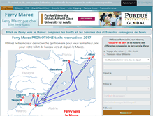 Tablet Screenshot of ferry-maroc.fr